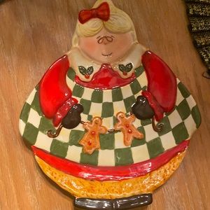 Ceramic Christmas platter